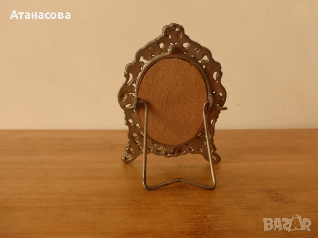 Бронзова рамка за снимка Барок 2, снимка 5 - Антикварни и старинни предмети - 50507657