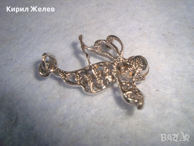 ПОСРЕБРЕН БУТИКОВ ФЕЩЪН АРТ СКЪПОЦЕНЕН МЕДАЛЬОН с ФАСЕТИРАНИ КАМЪНИ ЦИТРИН 26292, снимка 2 - Колиета, медальони, синджири - 36349966