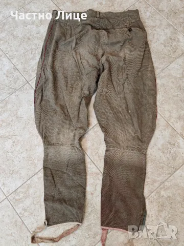 Оригинален Български ЦАРСКИ Летен Военен Офицерски Брич, снимка 2 - Антикварни и старинни предмети - 50242919