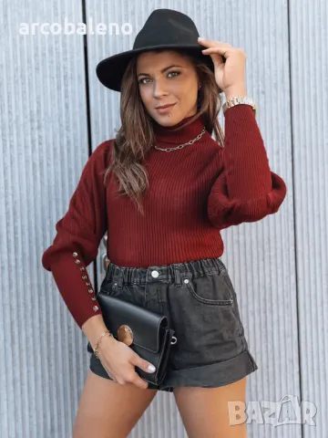 Дамски пуловер INGRIDA, 4цвята , снимка 6 - Блузи с дълъг ръкав и пуловери - 47383036