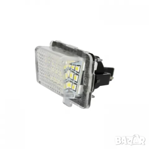 LED плафони за регистрационен номер Mercedes C CL E и S-Class, снимка 4 - Аксесоари и консумативи - 55864614
