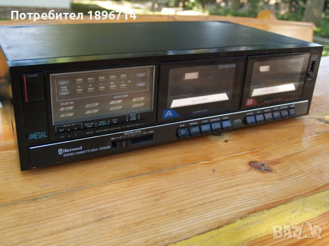 Двоен касетъчен дек  Sherwood CD 345