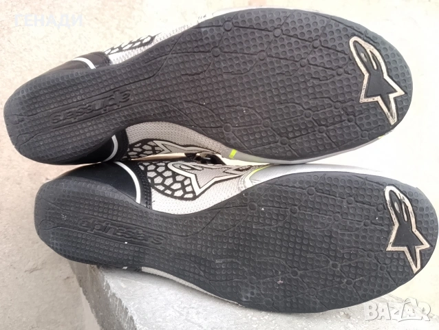 мото/карт боти 42 номер alpinestars , снимка 16 - Други спортове - 53136714
