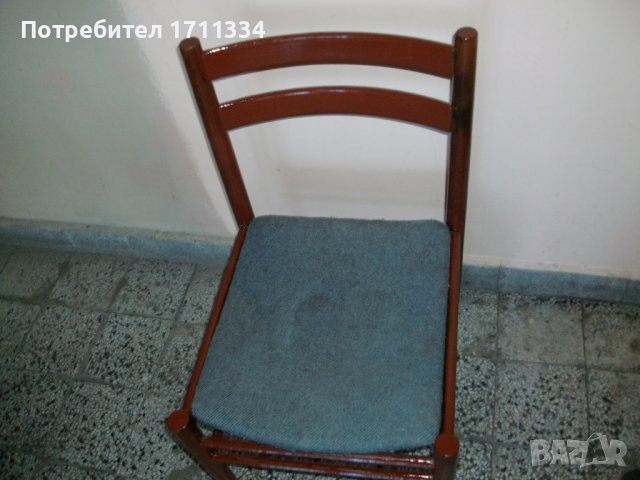 Дървен трапезен стол, снимка 2 - Столове - 42435875