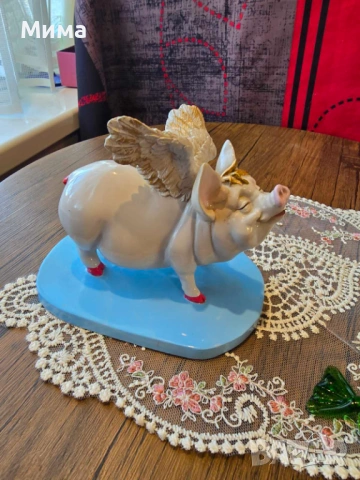 Порцеланово прасенце, снимка 6 - Декорация за дома - 53096772