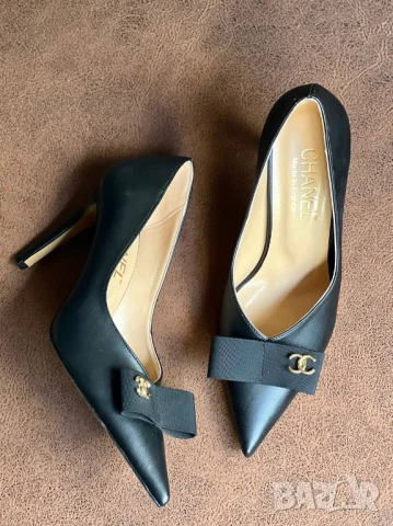 обувки на ток chanel 