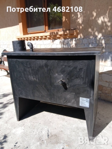 Печка с водна риза, снимка 2 - Отоплителни печки - 52788116