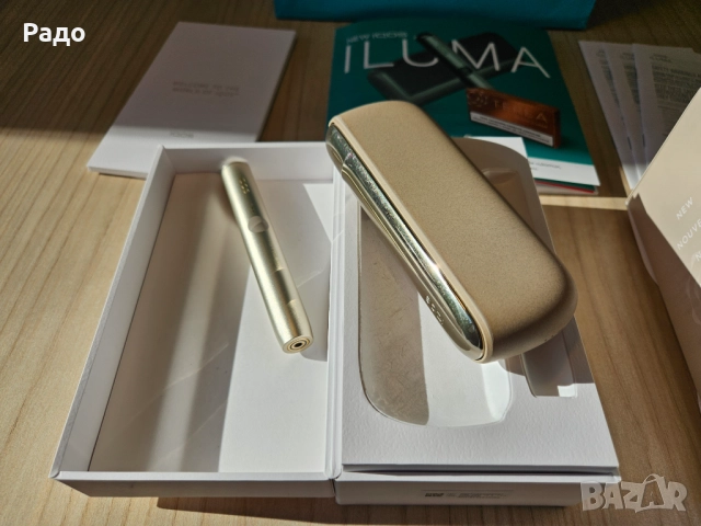 IQOS ILUMA комплект с джобно зарядно и холдър бездимно устройство с адаптер heets електронна цигара, снимка 7 - Електронни цигари - 52795022