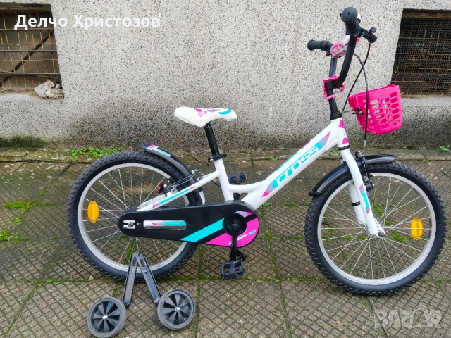 Детски велосипед с помощни колела Cross Daisy Alloy 20, снимка 6 - Велосипеди - 53410035