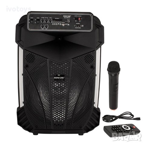 Активна тонколона Rancore RS151X, 16W, 65dB, USB кабел, дистанционно управление, безжичен микрофон, снимка 1