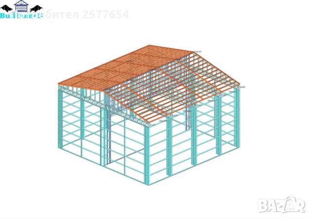 ЛИЗИНГ - Халета, Хале, Магазини, Магазин, Складове 144м2, снимка 4 - Строителни материали - 44157633