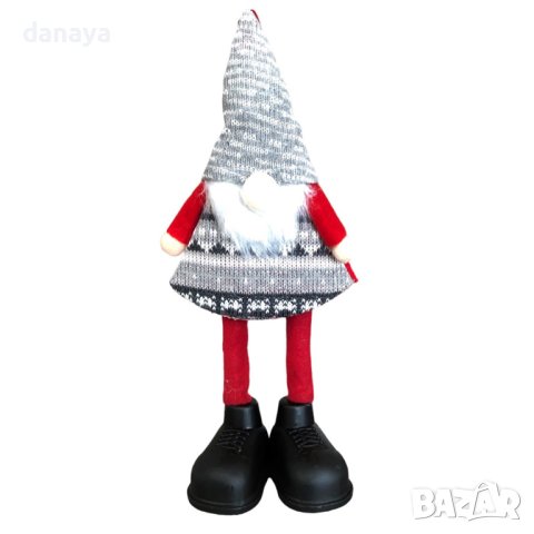 4213 Коледна фигура Гномче с обувки, снимка 2 - Декорация за дома - 42663496