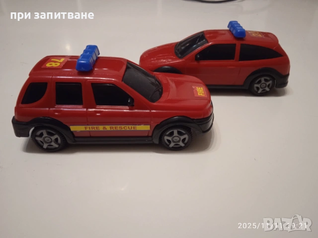 Пожарни колички Teama 1/43 и пластмасови vw колички Фолксваген бийтъл, 12 см., снимка 4 - Колекции - 32726837
