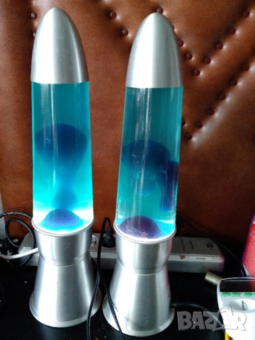 Лава-лампа, синя, снимка 5 - Други - 52442414