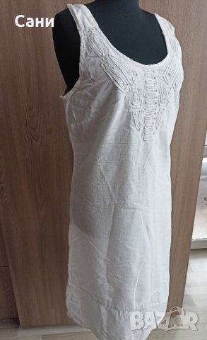 Бяла рокля, снимка 3 - Рокли - 44458598