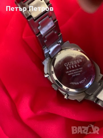 GUESS I10135G2 100M Water Resistant ТОП СЪСТОЯНИЕ! НЕ Е РЕПЛИКА!, снимка 7 - Мъжки - 41064508