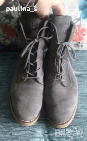 Два чифта / "Bama" shoes и "Paul Green" / Дамски боти / естествен набук, велур и каракул за салона , снимка 14 - Дамски боти - 48174234