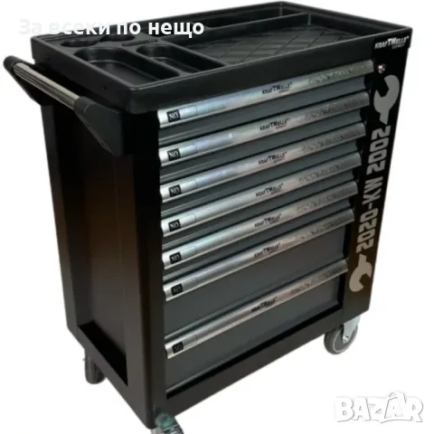 Шкаф с инструменти KraftWelle със 7 чекмеджета – 6 пълни, снимка 5 - Други инструменти - 50322747