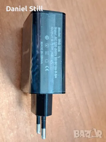 Бързо зарядно 5 букси с USB C, снимка 12 - Оригинални зарядни - 41572995