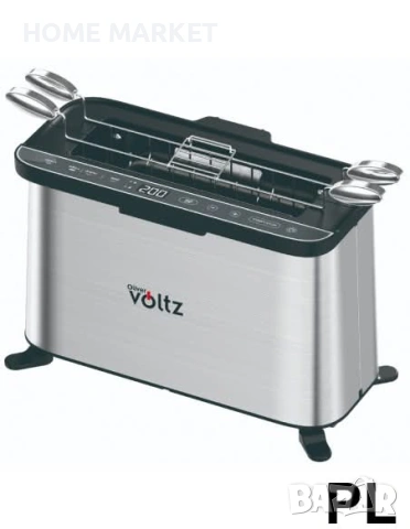 Мултифункционален уред за готвене 4 в 1, Oliver Voltz OV51015R, 1700W, Тостер, Грил/Парти грил, , снимка 11 - Скари - 53399073