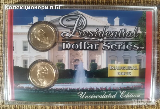 СЕТ ОТ САЩ - „PRESIDENTIAL DOLLARS“ 2009 /виж описанието/, снимка 3 - Нумизматика и бонистика - 56058104