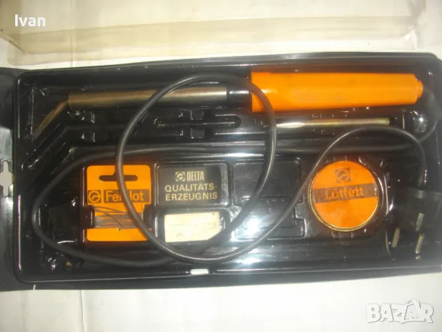 DELTA НЕМСКИ ОРИГИНАЛЕН СТАРО КАЧЕСТВО ЕЛ. ПОЯЛНИК РЕОТАНОВ КОМПЛЕКТ С КОЛОФОН И ТЕНОЛ 60W 220W