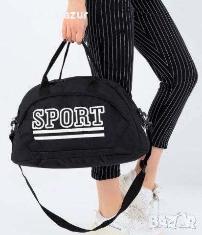 Удобен дамски сак за багаж, подходящ за тренировки S P O R T 39x25x23 см, снимка 2 - Сакове - 44499131