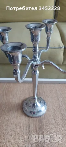 свещник за ценители височина 29см отличен , снимка 2 - Декорация за дома - 49662558
