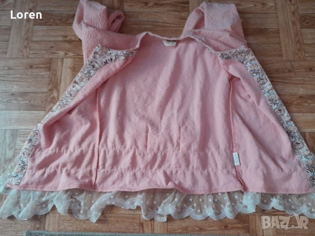 🌸Apple Smile clothing 🌸Детска красива горничка с бяла дантела и панделка, снимка 4 - Детски Блузи и туники - 42284254