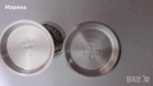 Комплект за ракия от калай Antik*Vintage  #108, снимка 12 - Антикварни и старинни предмети - 52397734