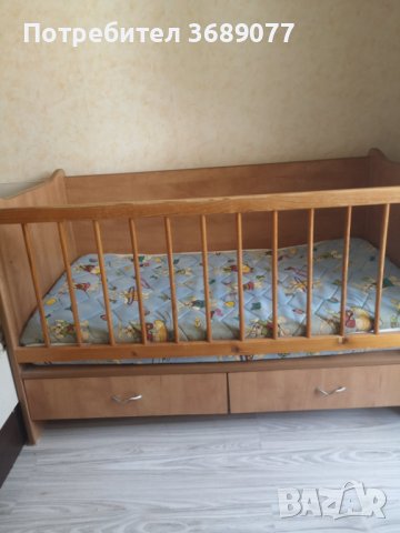 бебешко легло 120 х 60 см, снимка 1 - Бебешки легла и матраци - 42575450