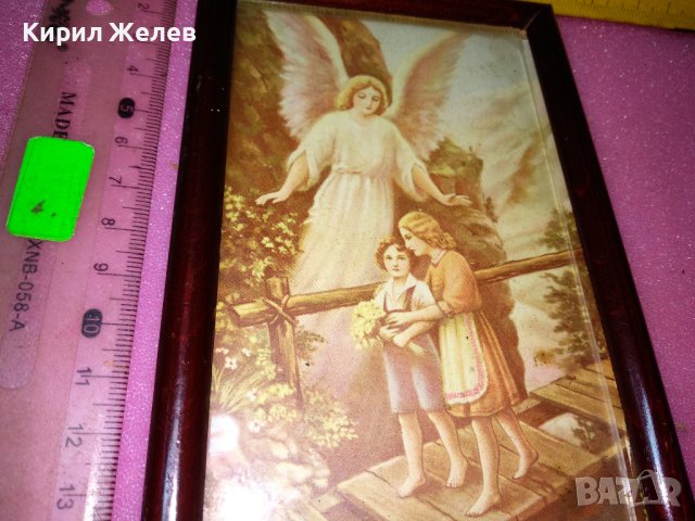 1933г. СТАРА КАРТИЧКА АНГЕЛ-ХРАНИТЕЛ ЧЕРНОБЯЛА в РЕТРО РАМКА с ПАМЕТЕН НАДПИС на ГЪРБА 42826, снимка 12 - Филателия - 44211977
