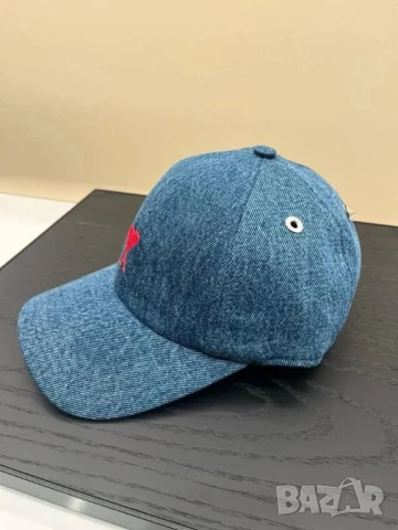 шапка с козирка деним ami, снимка 2 - Шапки - 50689114
