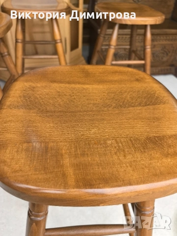 Бар стол - налични 4 броя, снимка 4 - Столове - 53817453