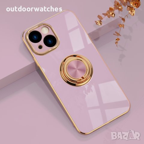 Луксозен кейс с ринг холдър за Samsung S21 Ultra, снимка 4 - Калъфи, кейсове - 42079404