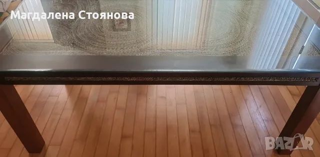 Масивна трапезна маса, снимка 5 - Маси - 55900875