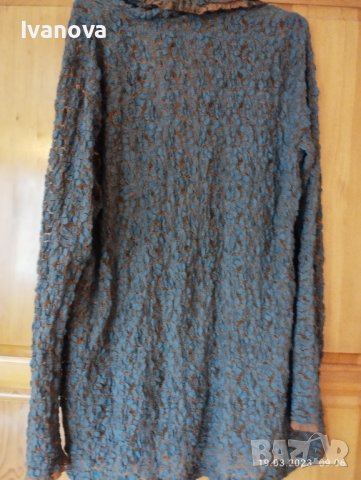 Продавам ефектна двуцветна  жилетка от дантела, снимка 4 - Жилетки - 40054396