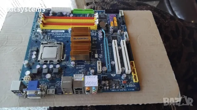 Дънна платка Gigabyte GA-E7AUM-DS2H Socket 775 CPU+FAN, снимка 2 - Дънни платки - 48871879