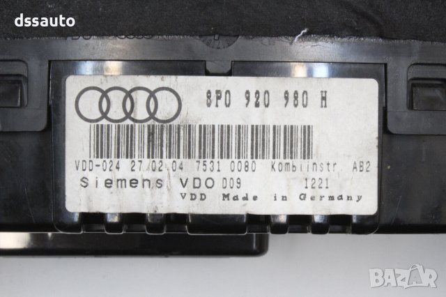 Километраж Audi A3 8P 2.0TDI 2003 8P0920980H SIEMENS VDO, снимка 6 - Части - 42309585