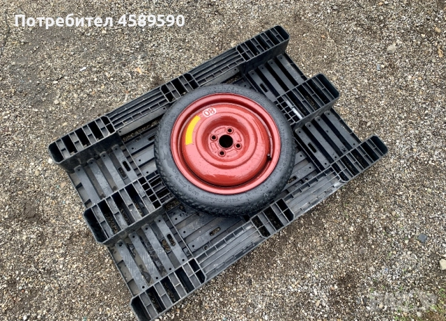 Оригинална патерица/резервна гума 15цола 4x100 за Honda Jazz,Mitsubishi Colt,Spacestar, снимка 2 - Гуми и джанти - 52472100