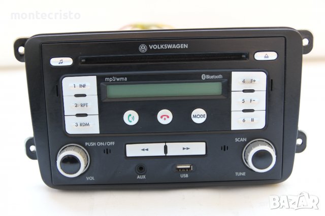 CD USB MP3 BLUETOOTH AUX VW POLO V 6R1 6C1 (2009-2017г.) 000051218B / 000 051 218 B / касетофон