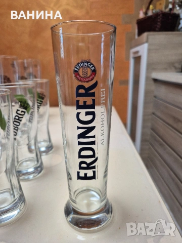 НОВИ ЧАШИ И ХАЛБИ ЗА БИРА, снимка 4 - Чаши - 53504405