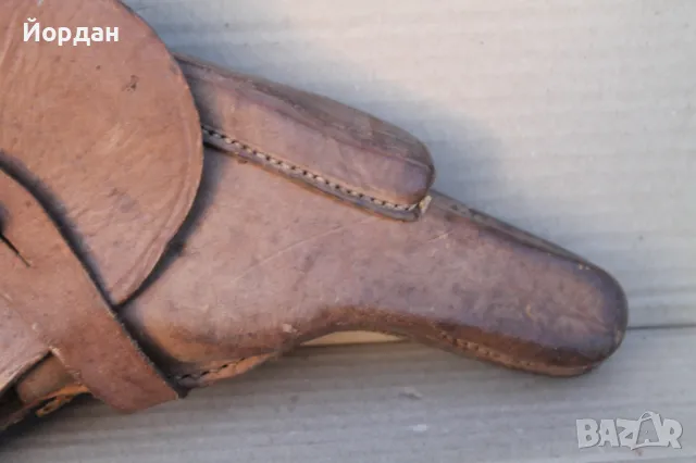 Кобур от естествена кожа ''Walther Luger'' , снимка 4 - Антикварни и старинни предмети - 48942766