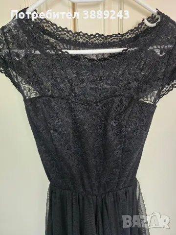 Дамска дантелена рокля, снимка 3 - Рокли - 50344606