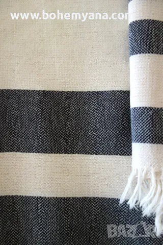 Ленени кърпи – комплект Графит, снимка 4 - Хавлиени кърпи - 47358977