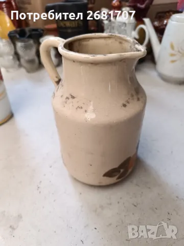 керамична кана , снимка 3 - Антикварни и старинни предмети - 48733050