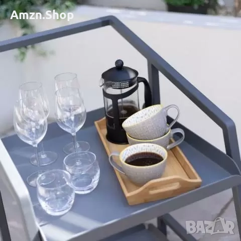 Алуминиева двуетажна количка за сервиране кетъринг количка , снимка 9 - Обзавеждане за заведение - 51789995