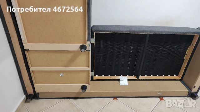 Ъглов разтегателен диван с ракла Икеа , снимка 11 - Дивани и мека мебел - 53347743