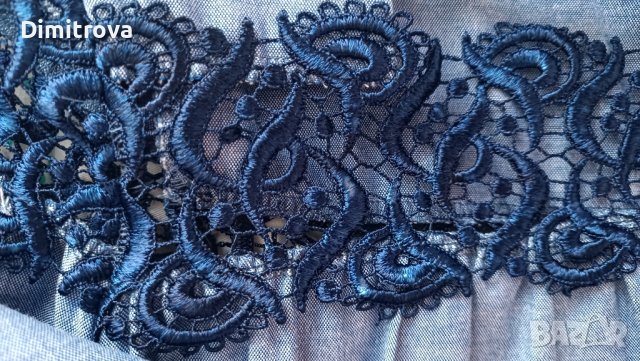Разкошна туника с ефектна дантела М/L, снимка 3 - Туники - 42568794