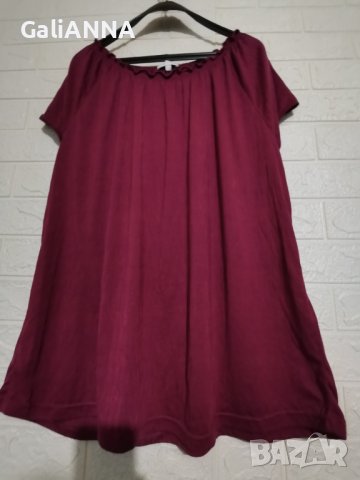 СТРАХОТНА ТУНИКА ВИНЕН ЦВЯТ 3XL-4XL